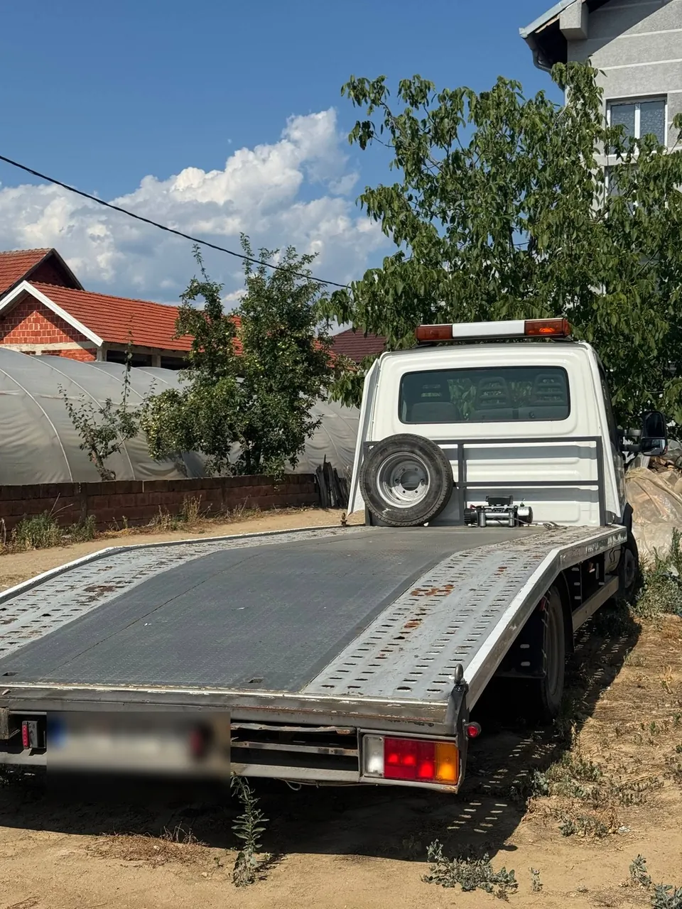 Platforma šlep kamiona za utovar vozila